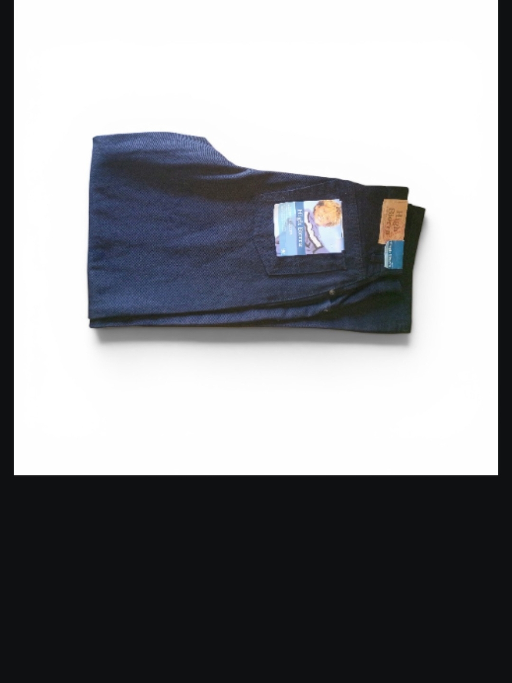 High Sierra Classic Black Denim Loose Fit Jeans Size 12 Reg Nwt